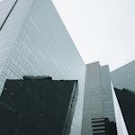 Architectural Photo of Black and Gray Buildings